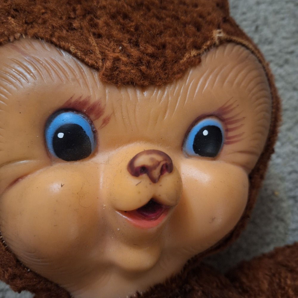 Gund Vintage Boopsy Growler Bear Rubber Fave Plush Stuffed Novelty Toy Animal - Picture 12 of 12